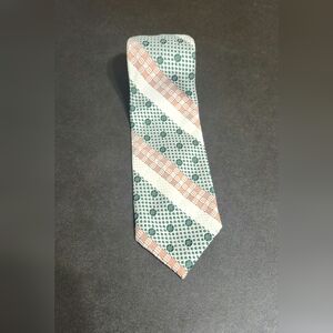 Vintage BeauGeste geometric shapes tie